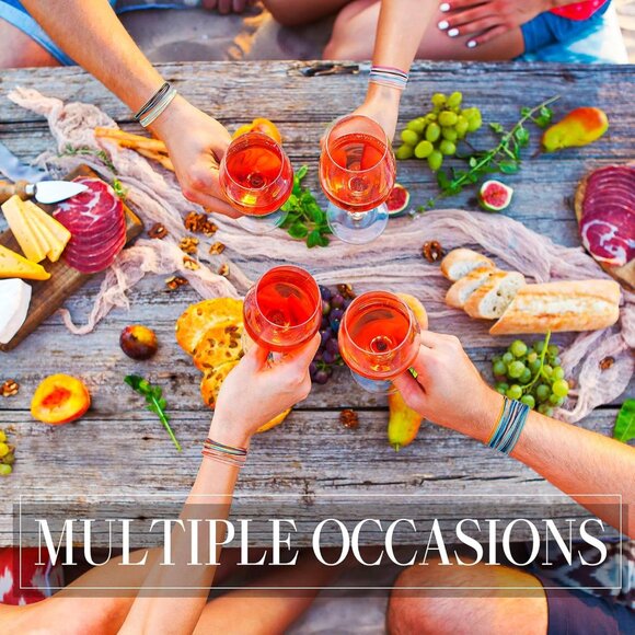 50 Pcs Beach String Friendship Bracelets Waterproof Handmade Cord Multi Color - Picture 4 of 8